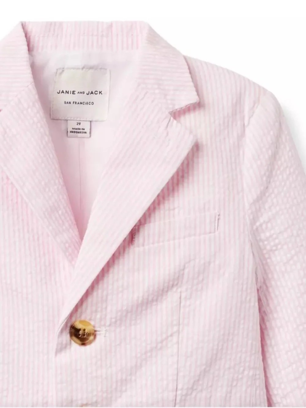 Janie and Jack The Seersucker Blazer (Size: 2T)